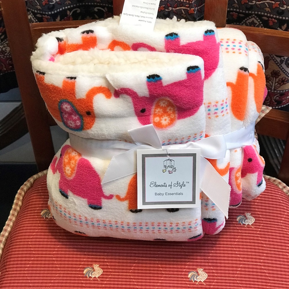 Elements of Style Baby Blanket 30x40